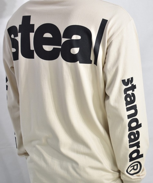 DOUBLE STEAL(ダブルスティール)の「3 Back Print Tee(Tシャツ/カットソー・メンズ・ベージュ/ブラック/ホワイト/グレー・X-LARGE/LARGE/MEDIUM)」の16枚目の写真