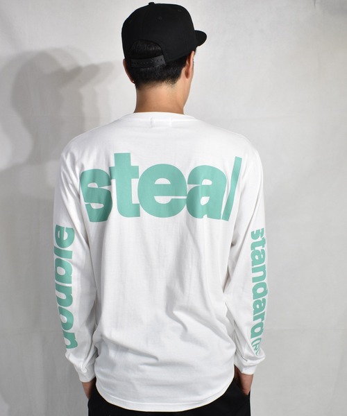 DOUBLE STEAL(ダブルスティール)の「3 Back Print Tee(Tシャツ/カットソー・メンズ・ベージュ/ブラック/ホワイト/グレー・X-LARGE/LARGE/MEDIUM)」の21枚目の写真