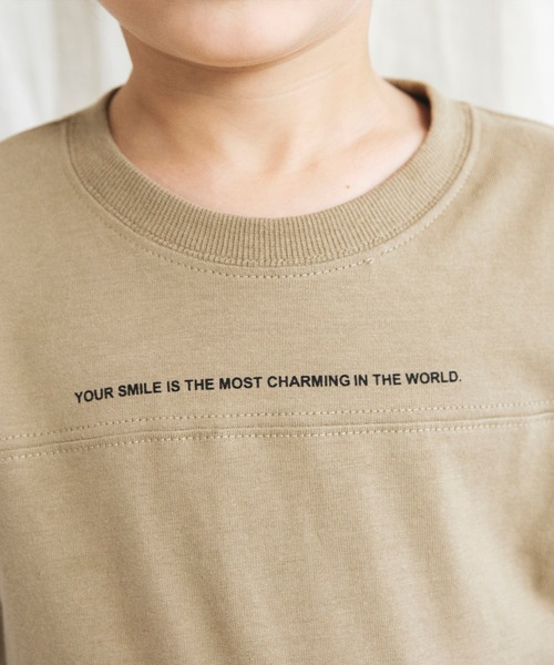 BRANSHES(ブランシェス)の「【ベスト重ね着風】長袖Tシャツ(Tシャツ/カットソー・キッズ・ベージュ/ブラック・100cm/110cm/90cm/150cm/130cm/140cm/120cm)」の11枚目の写真