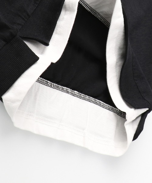 BRANSHES(ブランシェス)の「【ベスト重ね着風】長袖Tシャツ(Tシャツ/カットソー・キッズ・ベージュ/ブラック・100cm/110cm/90cm/150cm/130cm/140cm/120cm)」の5枚目の写真