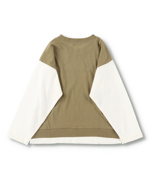 BRANSHES(ブランシェス)の「【ベスト重ね着風】長袖Tシャツ(Tシャツ/カットソー・キッズ・ベージュ/ブラック・100cm/110cm/90cm/150cm/130cm/140cm/120cm)」の16枚目の写真