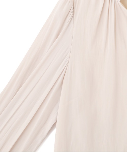 PROPORTION BODY DRESSING(プロポーションボディドレッシング)の「スキッパーブラウス / 1211210003(シャツ/ブラウス・レディース・ホワイト系その他/ピンク/グレー・SMALL/MEDIUM)」の5枚目の写真
