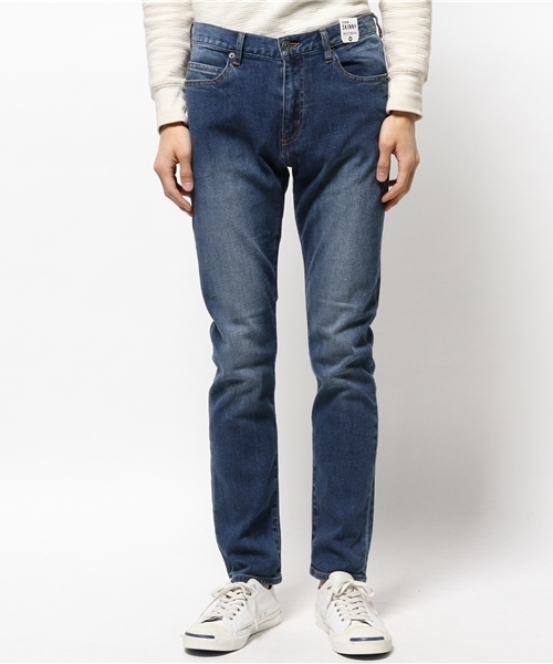 WEGO（ウィゴー）の「WEGO/ライクラストレッチデニムパンツ（デニムパンツ・メンズ・インディゴブルー/ダークインディゴブルー/ライトインディゴブルー・SMALL/LARGE/MEDIUM）」の10枚目の写真