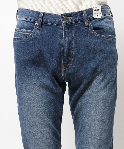 WEGO（ウィゴー）の「WEGO/ライクラストレッチデニムパンツ（デニムパンツ・メンズ・インディゴブルー/ダークインディゴブルー/ライトインディゴブルー・SMALL/LARGE/MEDIUM）」の11枚目の写真