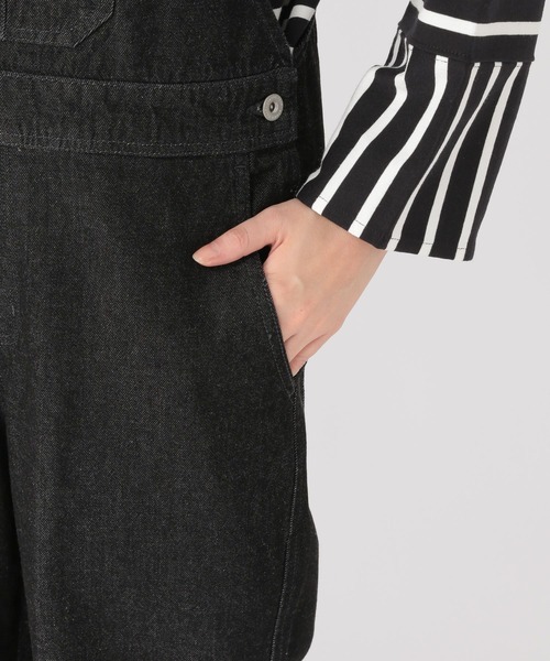 studio CLIP(スタディオクリップ)の「デニムサロペット(サロペット/オーバーオール・レディース・ブラック/インディゴブルー・MEDIUM/LARGE)」の19枚目の写真