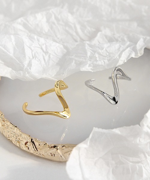 ABBEY MARKET（アビーマーケット）の「シルバーリング 指輪 silverring（リング・レディース・ゴールド/シルバー・FREE）」の5枚目の写真