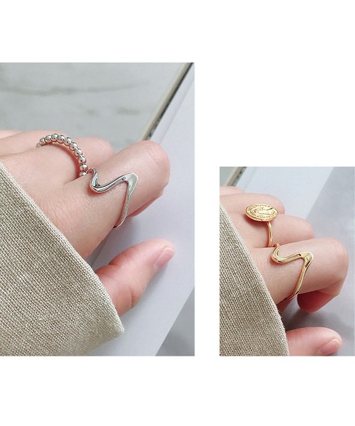 ABBEY MARKET（アビーマーケット）の「シルバーリング 指輪 silverring（リング・レディース・ゴールド/シルバー・FREE）」の6枚目の写真