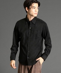 HIDEAWAYS NICOLE | ストレッチスウェードボタンダウンシャツ(シャツ/ブラウス)