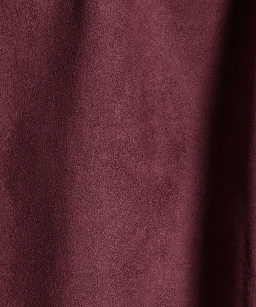 HIDEAWAYS NICOLE（ハイダウェイニコル）の「ストレッチスウェードボタンダウンシャツ（シャツ/ブラウス・メンズ・ブラック/オフホワイト/ボルドー/モカ・MEDIUM/X-LARGE/LARGE）」の10枚目の写真