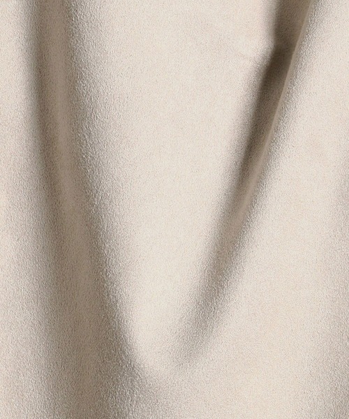 HIDEAWAYS NICOLE（ハイダウェイニコル）の「ストレッチスウェードボタンダウンシャツ（シャツ/ブラウス・メンズ・ブラック/オフホワイト/ボルドー/モカ・MEDIUM/X-LARGE/LARGE）」の11枚目の写真