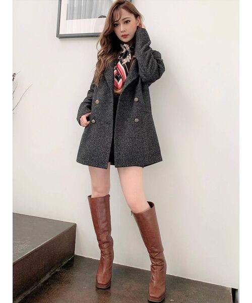 RESEXXY(リゼクシー)の「テーラードミディジャケット(テーラードジャケット・レディース・ブラック/ブルー/ブラウン・FREE)」の18枚目の写真