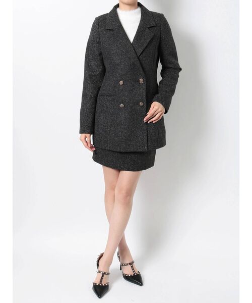 RESEXXY(リゼクシー)の「テーラードミディジャケット(テーラードジャケット・レディース・ブラック/ブルー/ブラウン・FREE)」の14枚目の写真