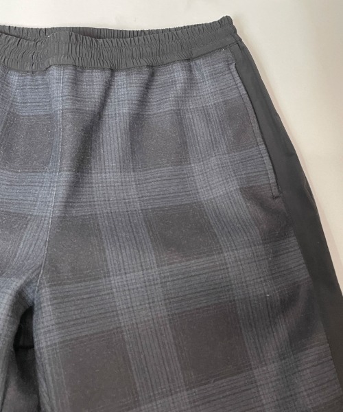 JACKROSE(ジャックローズ)の「JE-フェイクメルトン.ラインパンツ(スラックス・メンズ・ブラック/その他1/チェック・M/L)」の18枚目の写真