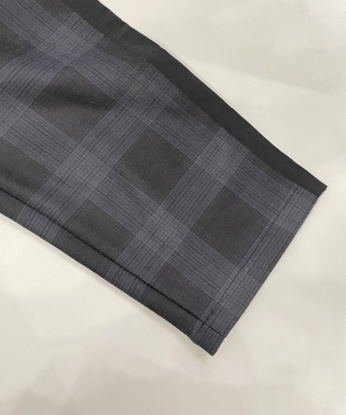 JACKROSE(ジャックローズ)の「JE-フェイクメルトン.ラインパンツ(スラックス・メンズ・ブラック/その他1/チェック・M/L)」の6枚目の写真