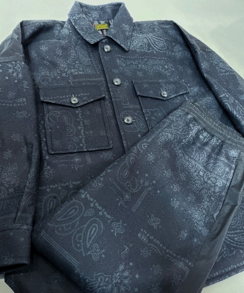 JACKROSE(ジャックローズ)の「JE-フェイクメルトン.ラインパンツ(スラックス・メンズ・ブラック/その他1/チェック・M/L)」の21枚目の写真