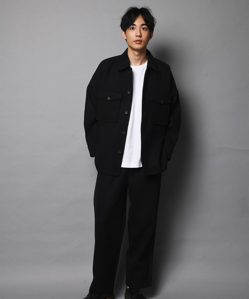 JACKROSE(ジャックローズ)の「JE-フェイクメルトン.ラインパンツ(スラックス・メンズ・ブラック/その他1/チェック・M/L)」の22枚目の写真