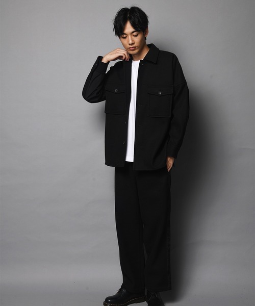 JACKROSE(ジャックローズ)の「JE-フェイクメルトン.ラインパンツ(スラックス・メンズ・ブラック/その他1/チェック・M/L)」の10枚目の写真