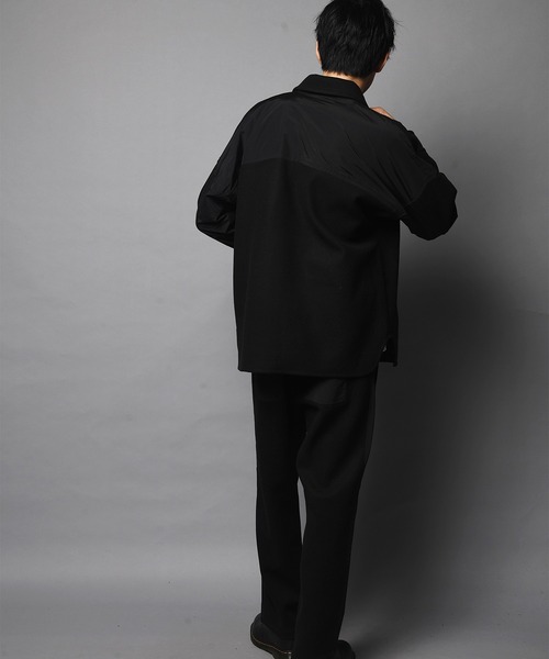 JACKROSE(ジャックローズ)の「JE-フェイクメルトン.ラインパンツ(スラックス・メンズ・ブラック/その他1/チェック・M/L)」の13枚目の写真