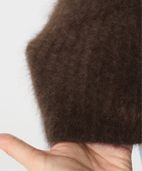 【ほぼ未使用✨】Plage ふわふわ　FUR Vプルオーバー　チョコレート　軽い plage（プラージュ）の「Fur V プルオーバー◇（ニット/セーター