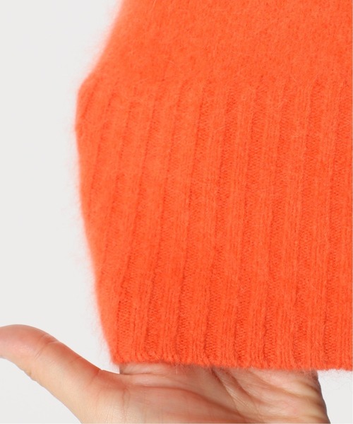 plage（プラージュ）の「Fur V プルオーバー◆（ニット/セーター・レディース・ホワイト/チョコ/オレンジ/キャメル・FREE）」の12枚目の写真