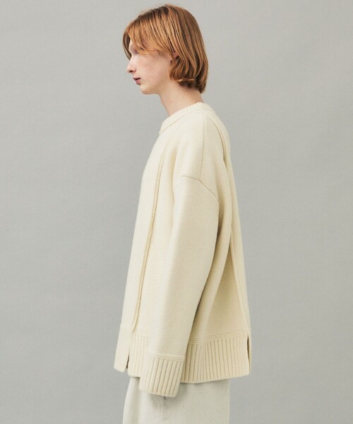 city（シティ）の「インサイドアウトニット/INSIDEOUT KNIT PO（ニット/セーター・メンズ・ホワイト/ブラック・1/2）」の17枚目の写真