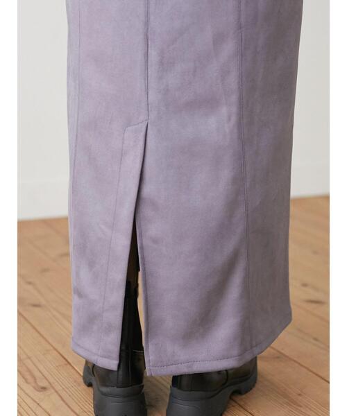 Sugar spoon(シュガースプーン)の「・SUGAR SPOON スエードポンチキャミワンピ*(ワンピース・レディース・パープル/モカ・FREE)」の9枚目の写真