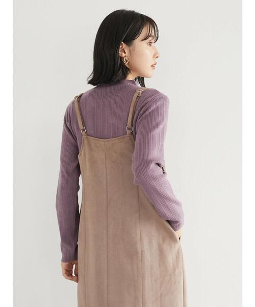 Sugar spoon(シュガースプーン)の「・SUGAR SPOON スエードポンチキャミワンピ*(ワンピース・レディース・パープル/モカ・FREE)」の15枚目の写真