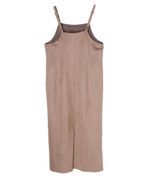 Sugar spoon(シュガースプーン)の「・SUGAR SPOON スエードポンチキャミワンピ*(ワンピース・レディース・パープル/モカ・FREE)」の10枚目の写真