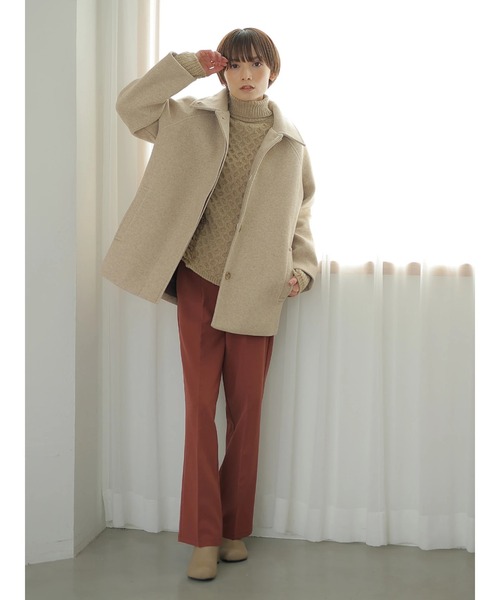 rem closet(レムクローゼット)の「フリンジニット(その他トップス・レディース・ブラック/ベージュ・S)」の18枚目の写真