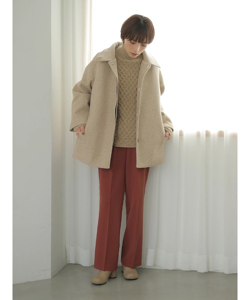 rem closet(レムクローゼット)の「フリンジニット(その他トップス・レディース・ブラック/ベージュ・S)」の13枚目の写真