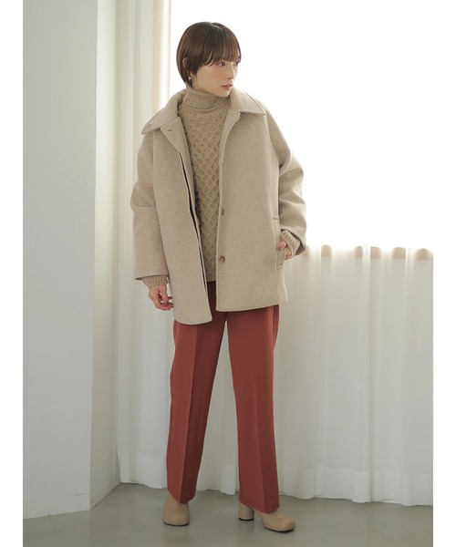 rem closet(レムクローゼット)の「フリンジニット(その他トップス・レディース・ブラック/ベージュ・S)」の5枚目の写真