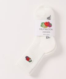FRUIT OF THE LOOM | 【FRUIT OF THE LOOM】 ワンポイントクォーターソックス 3Pセット(ソックス/靴下)