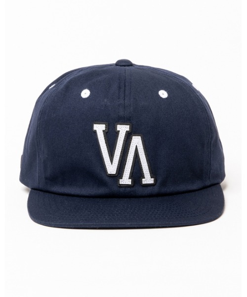 RVCA(ルーカ)の「RVCA メンズ VA UNIV STRAPBACK キャップ【2021年秋冬モデル】/ルーカ帽子(キャップ・メンズ・ベージュ/ネイビー・FREE)」の8枚目の写真