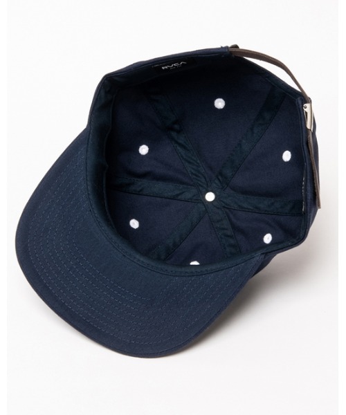 RVCA(ルーカ)の「RVCA メンズ VA UNIV STRAPBACK キャップ【2021年秋冬モデル】/ルーカ帽子(キャップ・メンズ・ベージュ/ネイビー・FREE)」の4枚目の写真
