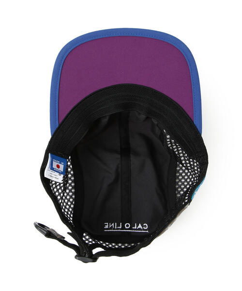 CAL O LINE（キャルオーライン）の「KAVU × CAL O LINE / カブ×キャルオーライン　VENTED STRAP CAP　ベンテッドストラップキャップ　CKW-210（キャップ・メンズ・ブラック/カーキ・FREE）」の7枚目の写真
