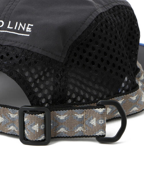 CAL O LINE（キャルオーライン）の「KAVU × CAL O LINE / カブ×キャルオーライン　VENTED STRAP CAP　ベンテッドストラップキャップ　CKW-210（キャップ・メンズ・ブラック/カーキ・FREE）」の10枚目の写真