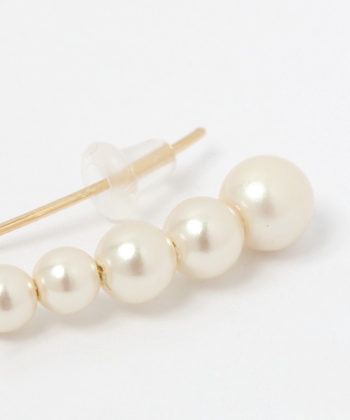 studio CLIP(スタディオクリップ)の「1P3WAYパールイヤクリップ(イヤーカフ・レディース・その他1・FREE)」の3枚目の写真
