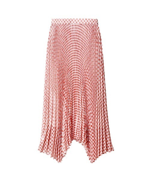 LE CIEL BLEU(ルシェルブルー)の「Sheer Gingaham Pleated Skirt(スカート・レディース・ブラック/ブラウン・38/34/36)」の12枚目の写真