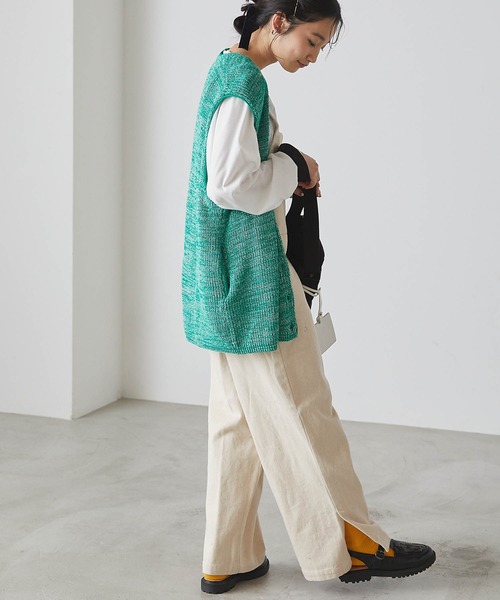 forksy.(フォルクシー)の「【forksy.】メッシュT字ストラップローファーサンダル(サンダル・レディース・ホワイト/ブラック/ブラウン・S/M/L/LL)」の5枚目の写真