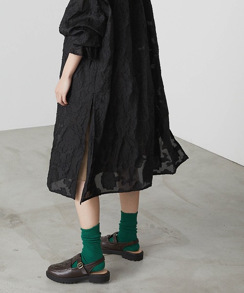 forksy.(フォルクシー)の「【forksy.】メッシュT字ストラップローファーサンダル(サンダル・レディース・ホワイト/ブラック/ブラウン・S/M/L/LL)」の9枚目の写真