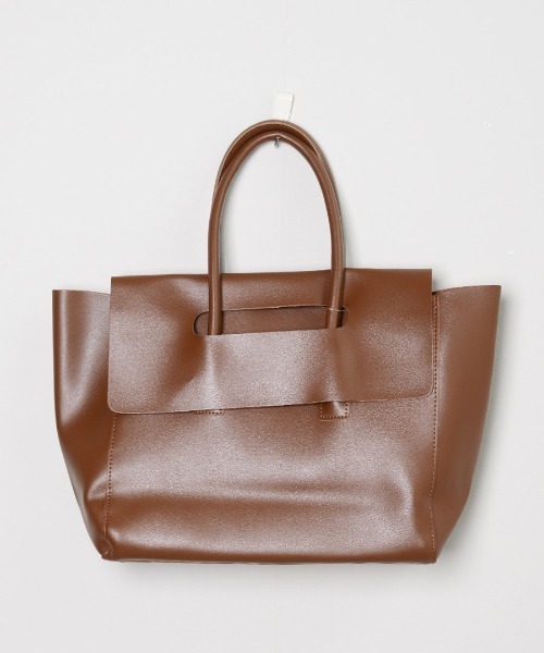 shopnikoniko(ショップニコニコ)の「合成皮革 トートバッグ(トートバッグ・レディース・ベージュ/ブラック/ブラウン・フリー)」の13枚目の写真