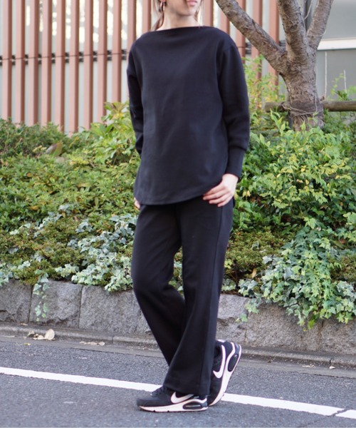 made in standard （メイドインスタンダード）の「MADE IN STANDARD/メイドインスタンダード SET-UP TOPS（Tシャツ/カットソー・レディース・ベージュ/ブラック・ONE SIZE）」の14枚目の写真