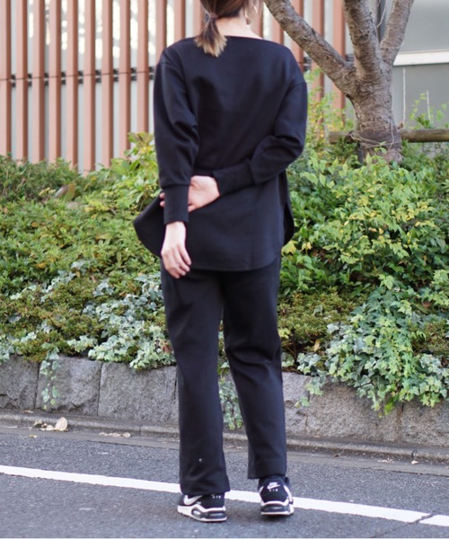 made in standard （メイドインスタンダード）の「MADE IN STANDARD/メイドインスタンダード SET-UP TOPS（Tシャツ/カットソー・レディース・ベージュ/ブラック・ONE SIZE）」の16枚目の写真