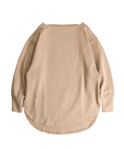 made in standard （メイドインスタンダード）の「MADE IN STANDARD/メイドインスタンダード SET-UP TOPS（Tシャツ/カットソー・レディース・ベージュ/ブラック・ONE SIZE）」の17枚目の写真
