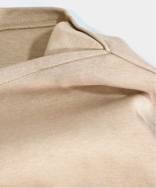 made in standard （メイドインスタンダード）の「MADE IN STANDARD/メイドインスタンダード SET-UP TOPS（Tシャツ/カットソー・レディース・ベージュ/ブラック・ONE SIZE）」の19枚目の写真