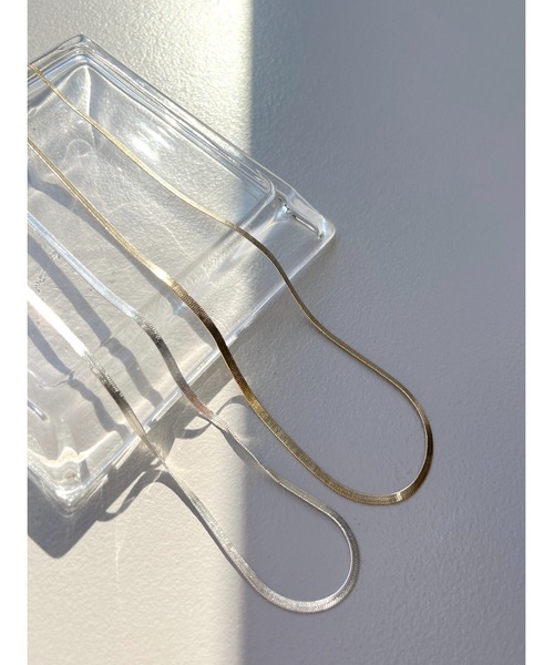 mystic（ミスティック）の「[Eau un bijou] snake chain(necklace)（ネックレス・レディース・ゴールド/シルバー・ONE SIZE）」の7枚目の写真