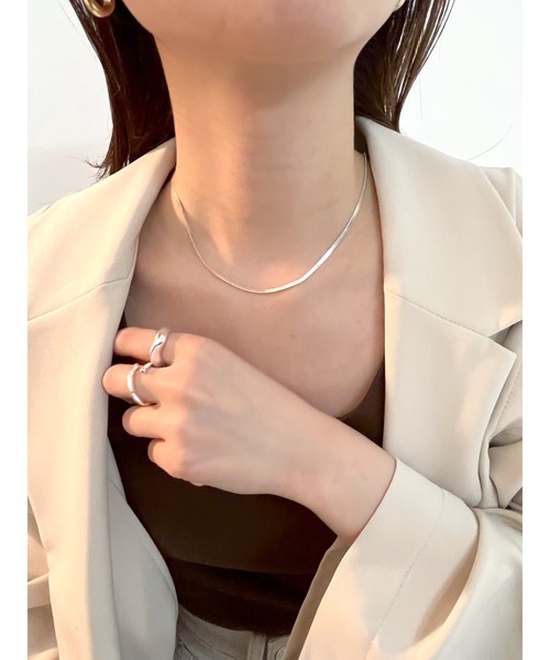 mystic（ミスティック）の「[Eau un bijou] snake chain(necklace)（ネックレス・レディース・ゴールド/シルバー・ONE SIZE）」の8枚目の写真