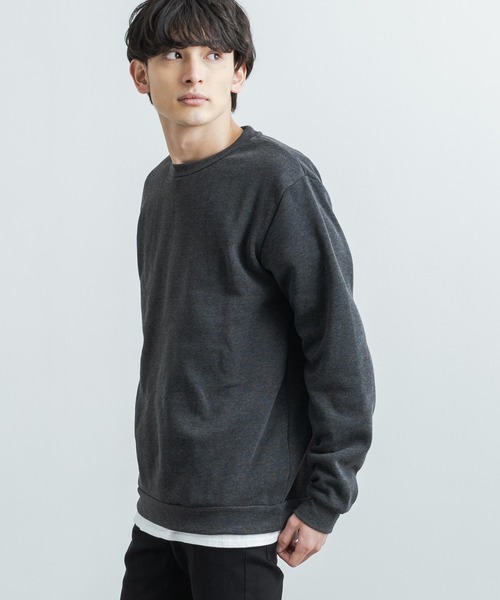 Rocky Monroe(ロッキーモンロー)の「裏起毛クルーネックスウェットシャツトレーナー(スウェット・メンズ・ブラック/グレー/チャコール・LL/M/L)」の20枚目の写真