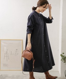 URBAN RESEARCH DOORS | コットンフランネルシャツワンピース(ワンピース)