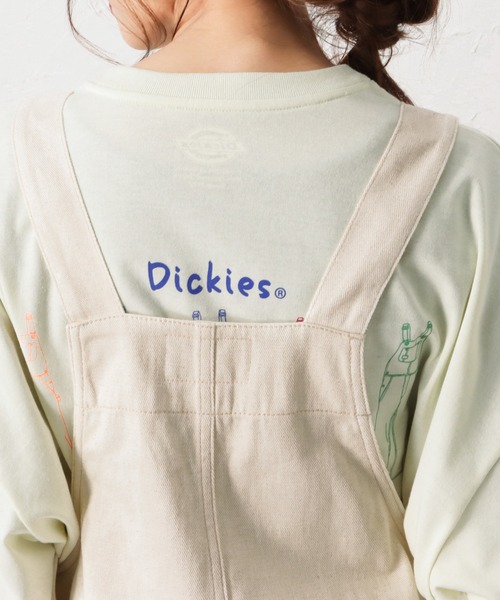 Dickies(ディッキーズ)の「Dickies ディッキーズ ツイルオーバーオール(サロペット/オーバーオール・レディース・ベージュ/ブラック/アイボリー・M/L)」の13枚目の写真